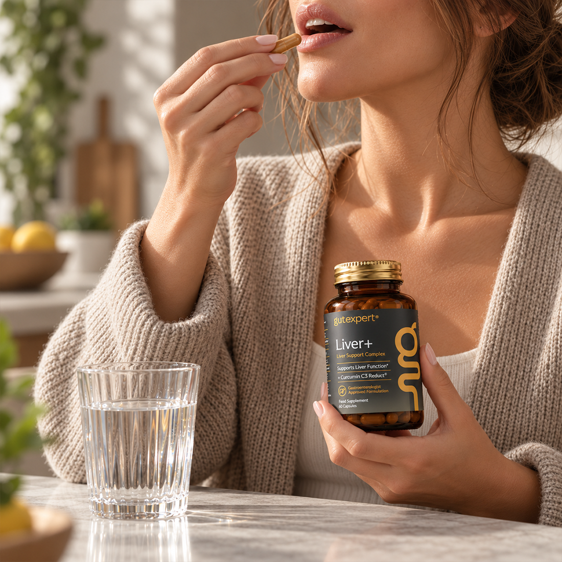 GutExpert® Liver+ Complex – Подкрепа на черния дроб и храносмилането