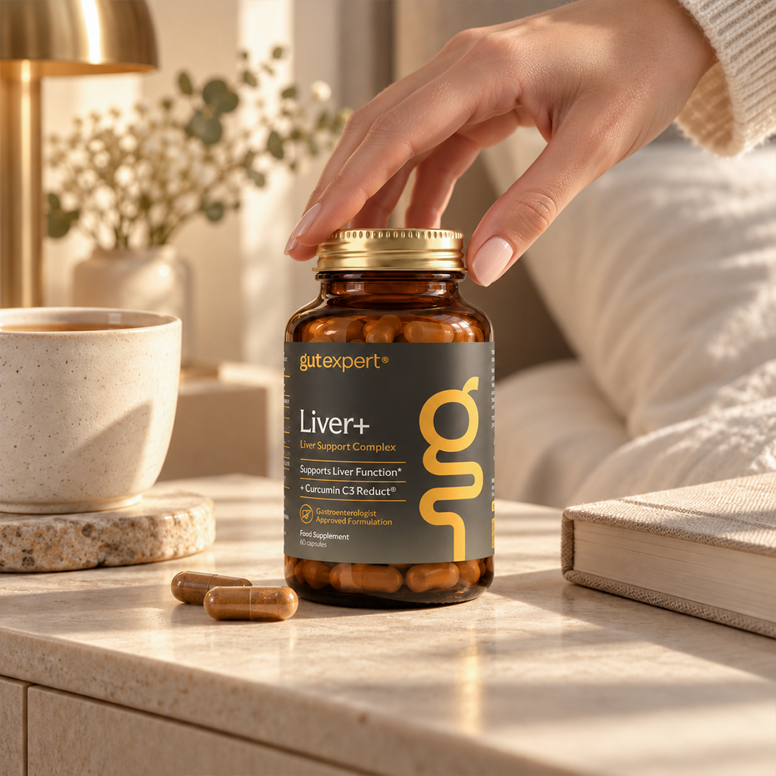 GutExpert® Liver+ Complex – Подкрепа на черния дроб и храносмилането